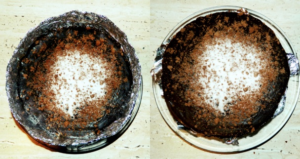 Čokoládový koláč z alobalovej formy (fotorecept) - obrázok 5