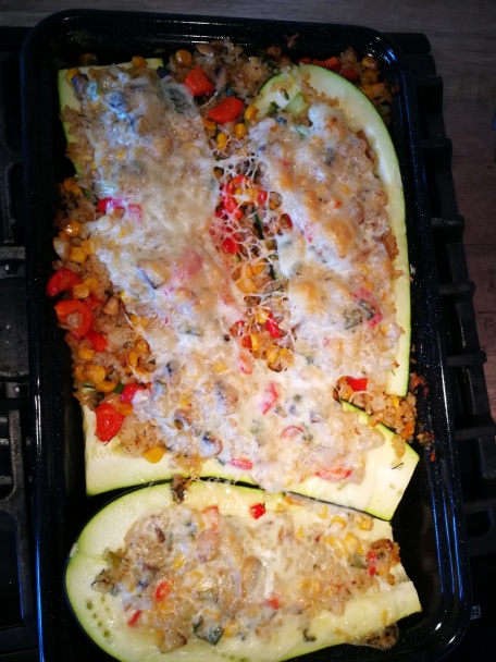 Plnená vegie cuketa  - obrázok 3