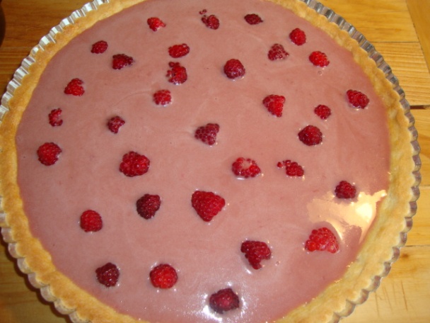 Malinový koláč z krehkého cesta (fotorecept) - obrázok 2