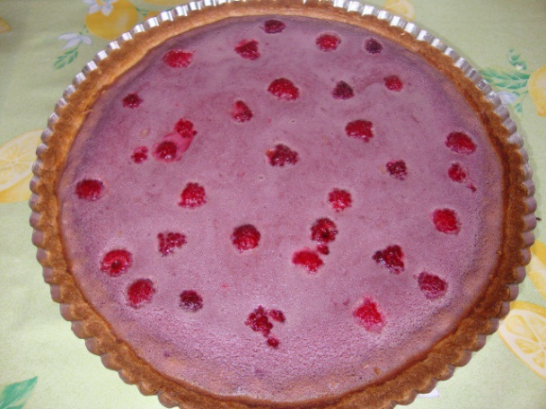 Malinový koláč z krehkého cesta (fotorecept) - obrázok 3