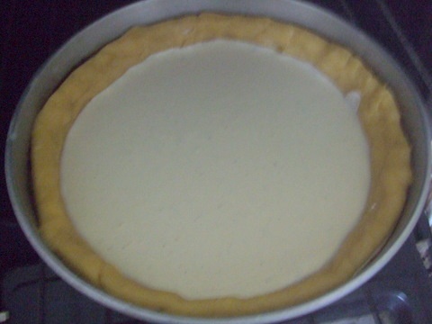 Koláč s tvarohom a čerešňami - obrázok 3