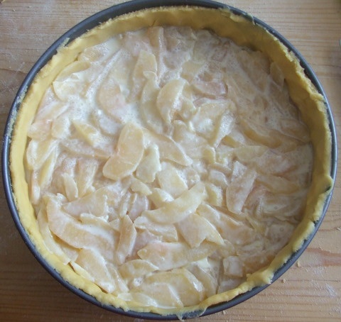 Hruškovo - smotanový koláč (fotorecept) - obrázok 4