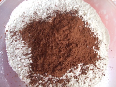 Čokomuffiny s broskyňami (fotorecept) - obrázok 1