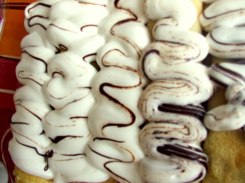 Gaštanové palacinky s dvojfarebnou prikrývkou (fotorecept) - obrázok 5