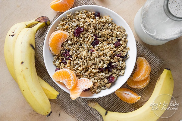 Raňajková granola s kešu a brusnicami - obrázok 5