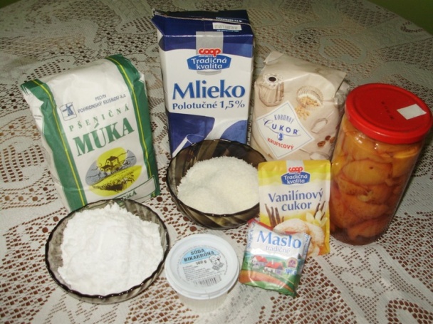 Kompótový koláč (fotorecept) - obrázok 1
