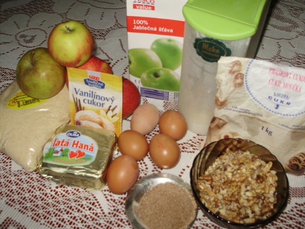 Jablkový koláč (fotorecept) - obrázok 1