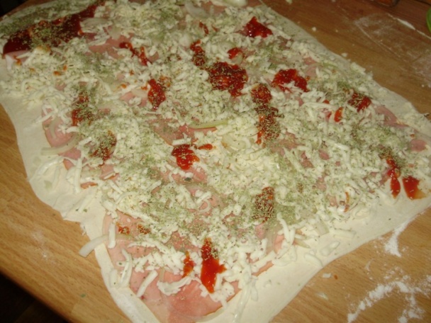 Pizzové slimáčiky (fotorecept) - obrázok 3
