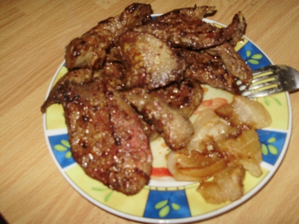 Restovaná bravčová pečeň (fotorecept) - obrázok 7