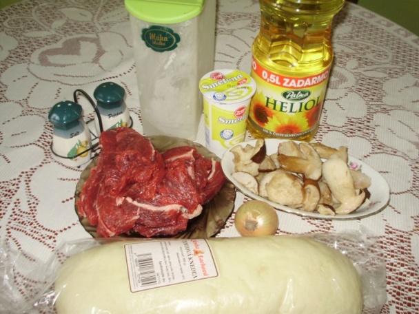 Hovädzie na dubákoch  (fotorecept) - obrázok 1