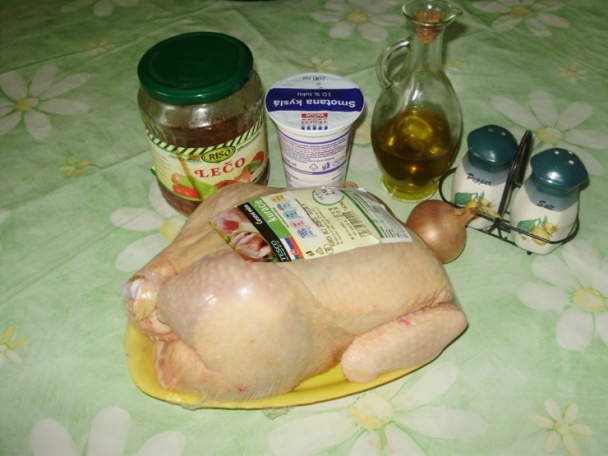 Kura na leči s kyslou smotanou (fotorecept) - obrázok 1