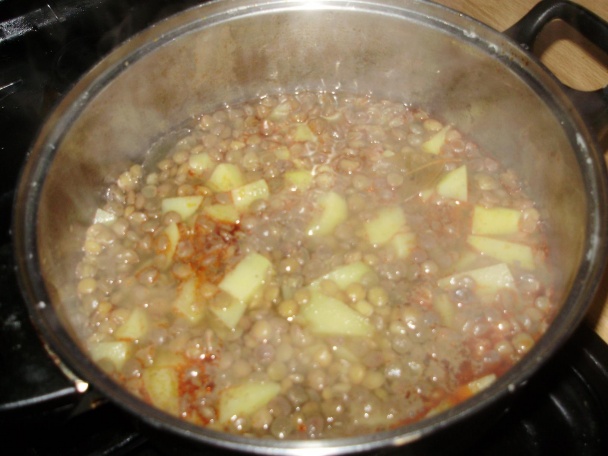 Sviatočná šošovicová polievka (fotorecept) - obrázok 3