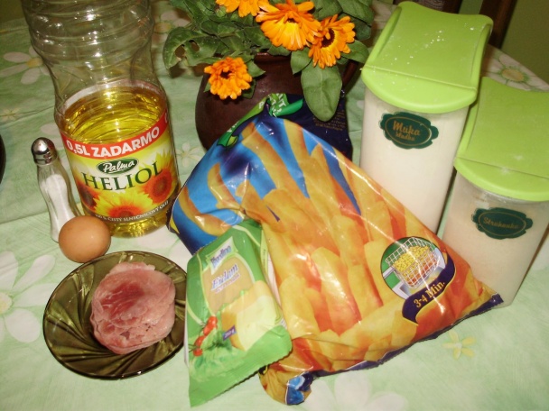 Vypražaný syr so šunkou (fotorecept) - obrázok 1