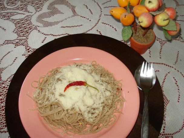 Špagety s cesnakom a parmezánom (fotorecept) - obrázok 3