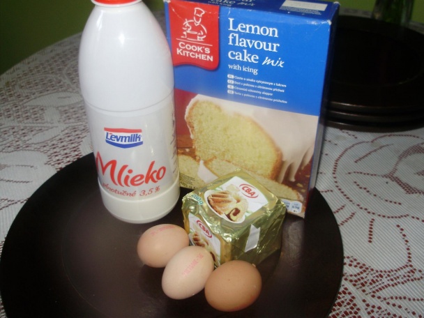 Citrónová bábovka z polotovaru (fotorecept) - obrázok 1