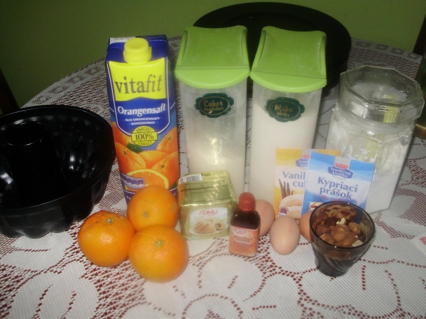 Mandľovo-pomarančová bábovka (fotorecept) - obrázok 1