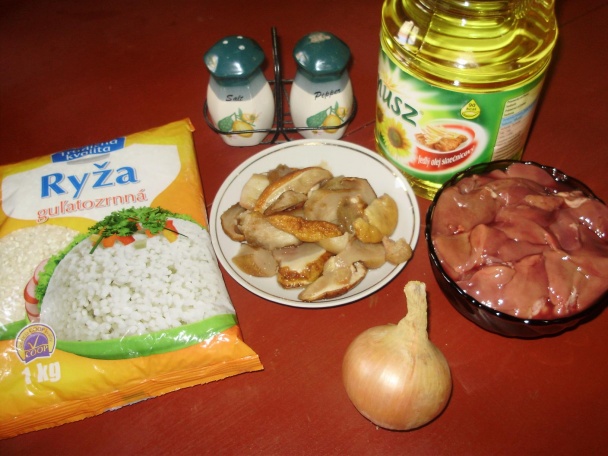 Rizoto s kuracou pečeňou a hubami (fotorecept) - obrázok 1