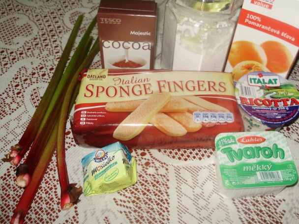 Rebarborové tiramisu (fotorecept) - obrázok 1