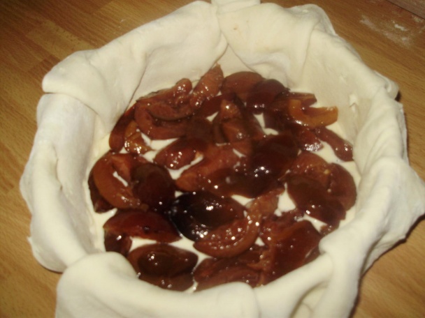 Slivkový koláč s marcipánom (fotorecept) - obrázok 8