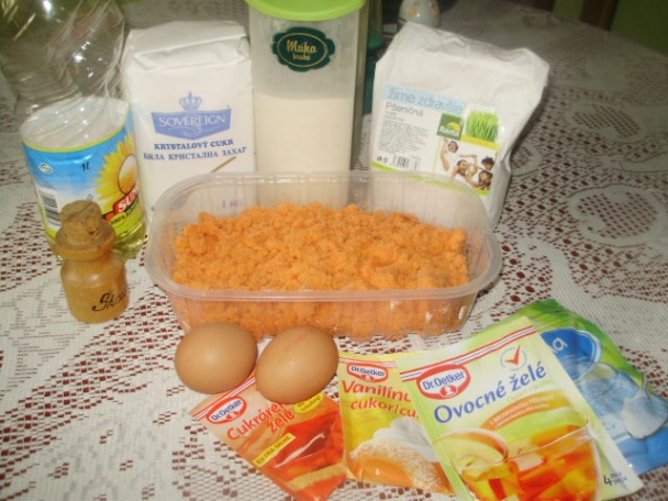 Mrkvový koláč so želatínou (fotorecept) - obrázok 1