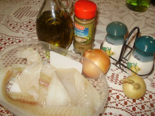 Treska na cibuli a cesnaku (fotorecept) - obrázok 1