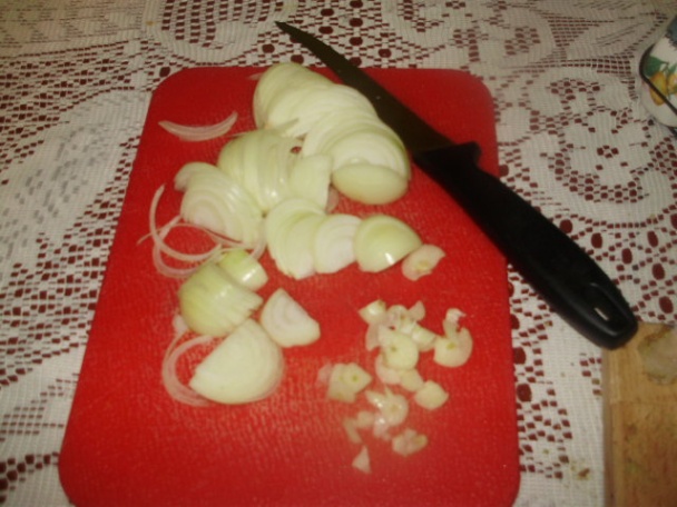 Treska na cibuli a cesnaku (fotorecept) - obrázok 3