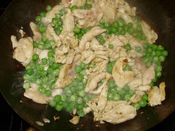 Kuracie na hrášku s tarhoňou (fotorecept) - obrázok 4