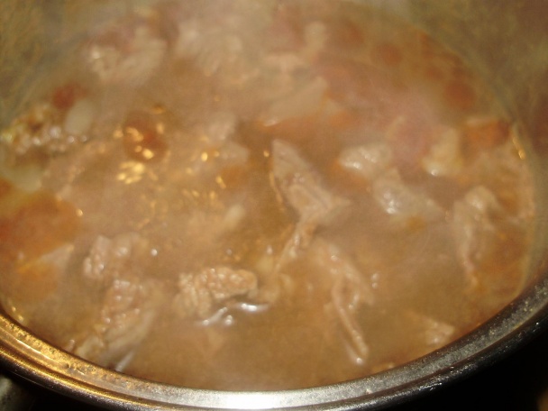 Hovädzí krk na keli a paprike (fotorecept) - obrázok 2