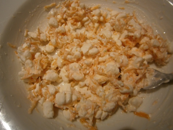 Nátierka s cottage cheesom a mrkvou - obrázok 1