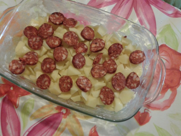 Zapekaný karfiol s údeninou (fotoreceot) - obrázok 2