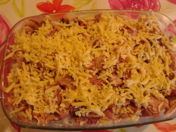 Zapekaný karfiol s údeninou (fotoreceot) - obrázok 4