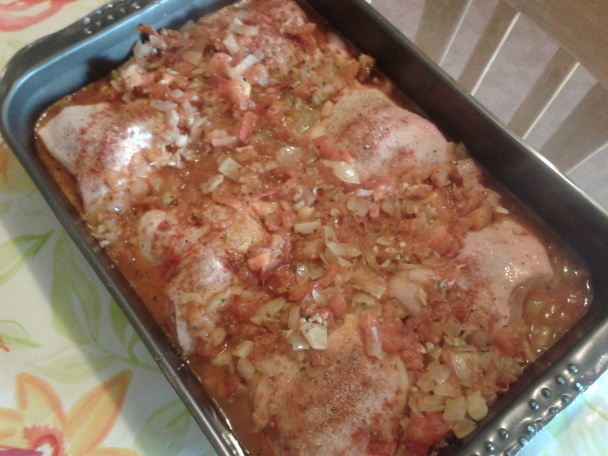 Kuracie štvrte s čerstvými paradajkami (fotorecept) - obrázok 4