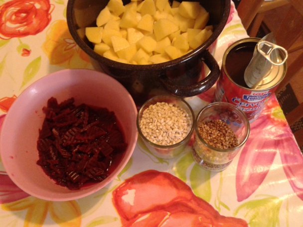 Červena kaša zemiaková - obrázok 1