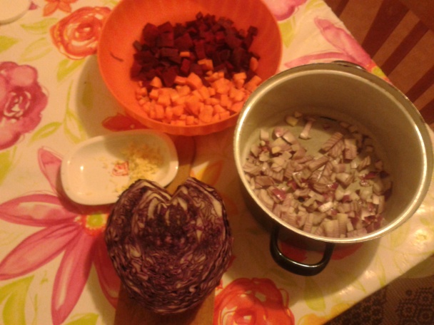 Červená kapusta s cviklou ku kačici (fotorecept) - obrázok 1