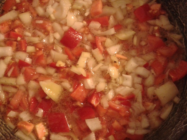 Fazuľa a párky s paprikou a paradajkami (fotorecept) - obrázok 10