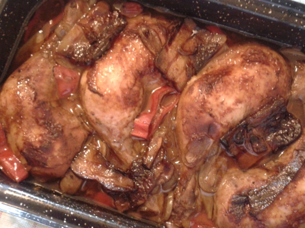 Kuracie stehná so šípkovým lekvárom (fotorecept) - obrázok 8