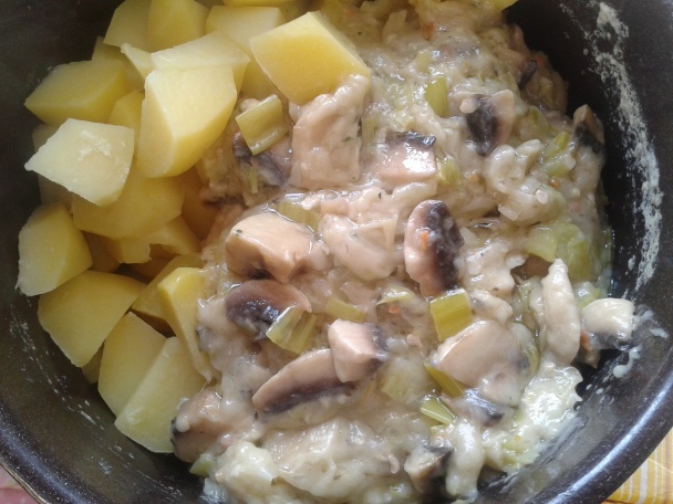 Zemiakový šalát so šampiňónmi (fotorecept) - obrázok 4