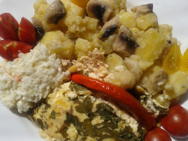 Zemiakový šalát so šampiňónmi (fotorecept) - obrázok 5