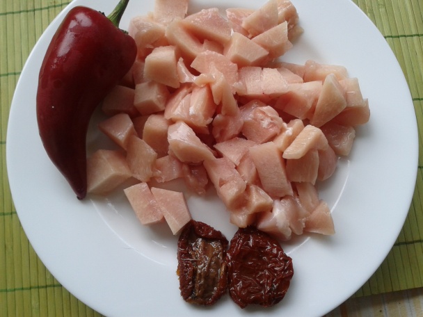 Mliečna ryža so syrom s modrou plesňou a kuracími kúskami (fotorecept) - obrázok 9