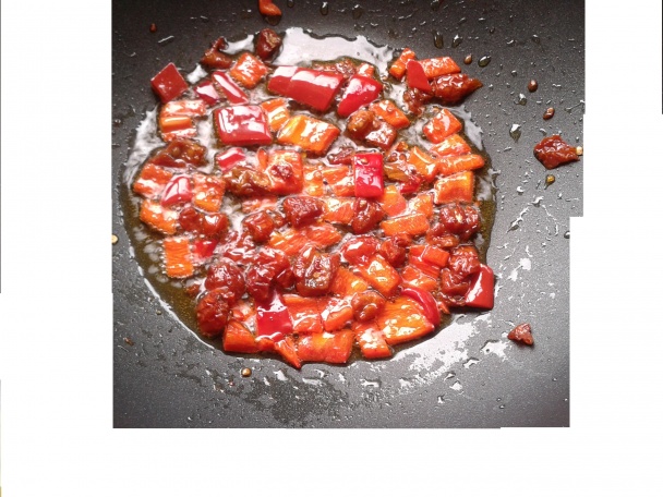 Mliečna ryža so syrom s modrou plesňou a kuracími kúskami (fotorecept) - obrázok 10