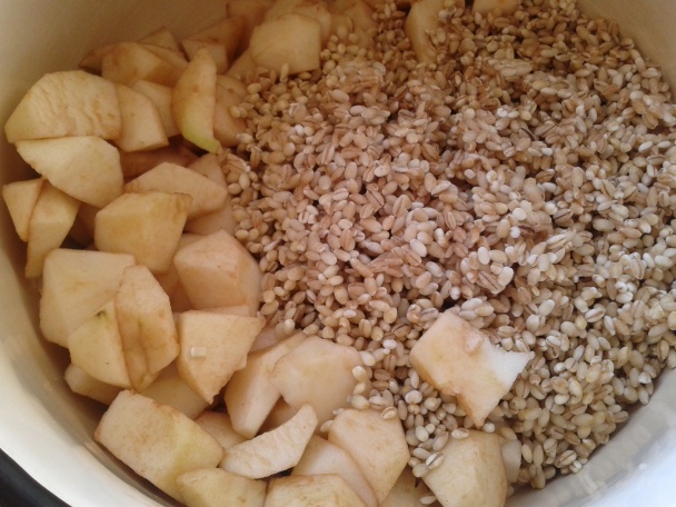 Jablko-krúpový puding - obrázok 2