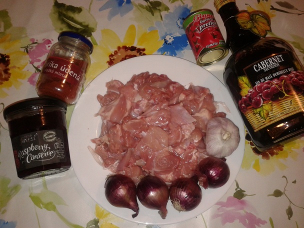 Guláš kurací na spôsob diviny (fotorecept) - obrázok 1