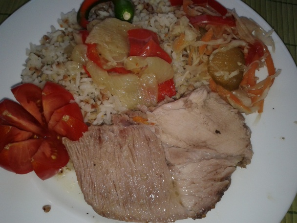 Bravčová krkovička na cibuli s kapiou - obrázok 3