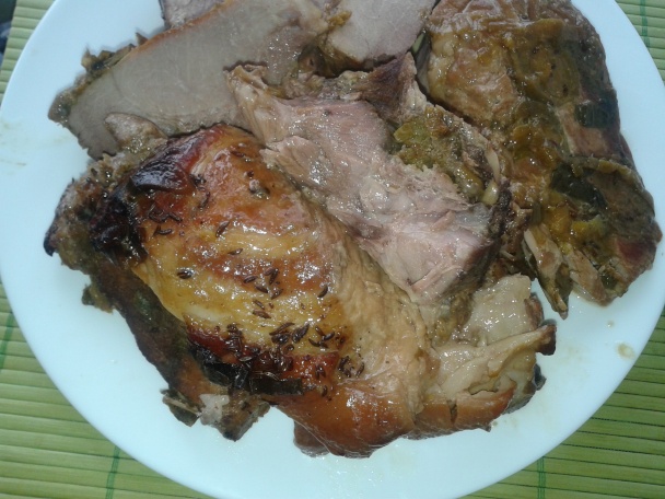 Bravčová lopatka s kosťou pomaly pečená (fotorecept) - obrázok 4