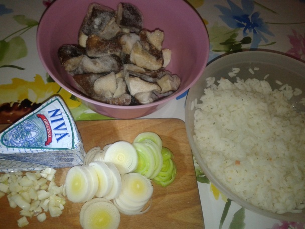 Ryža s hubami a Nivou (fotorecept) - obrázok 2