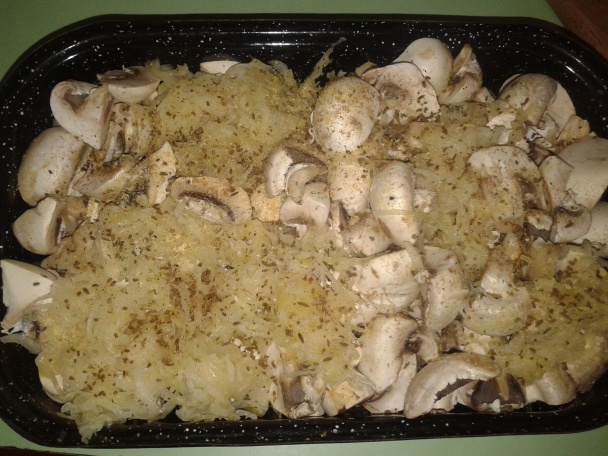 Šampiňónová polievka s kyslou kapustou (fotorecept) - obrázok 2