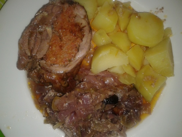 Plnené jahňacie plece na kapuste dva chody (fotorecept) - obrázok 9