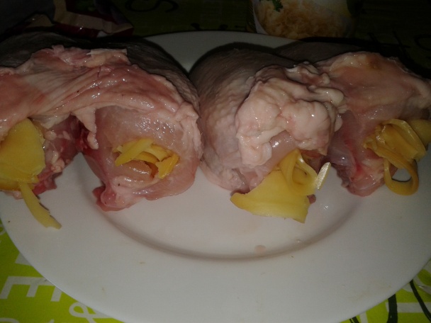 Plnené kuracie prsia s kožou a kosťou (fotorecept) - obrázok 3