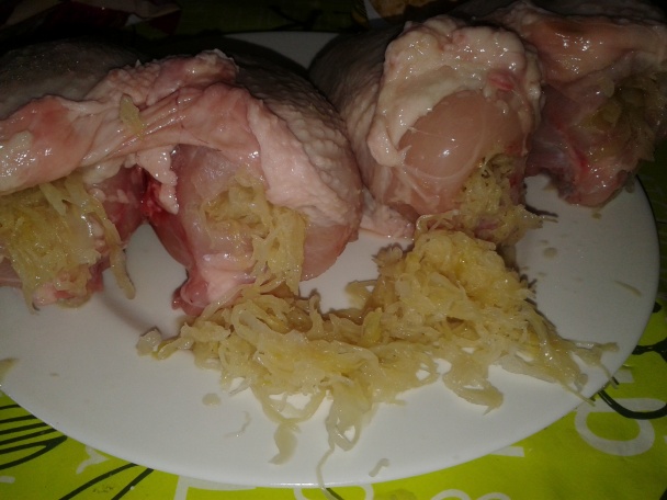 Plnené kuracie prsia s kožou a kosťou (fotorecept) - obrázok 4