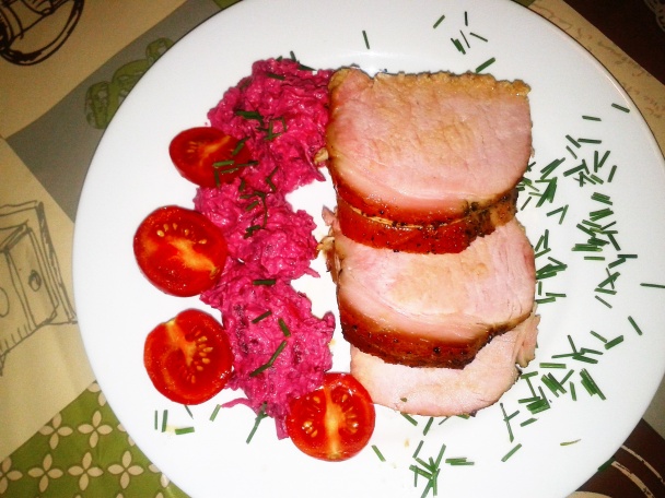 Dekorované a pečené bravčové karé - obrázok 1